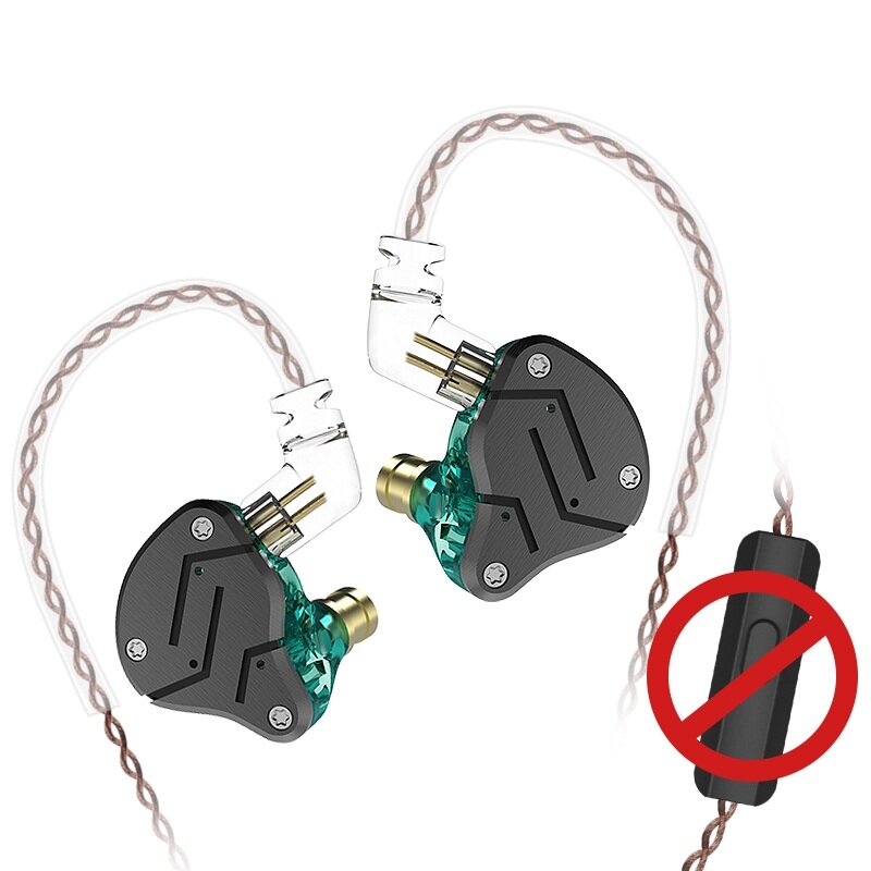 Dynamic Balanced Armature Driver Earphone Noise Cancelling 3.5mm Wire Headphone