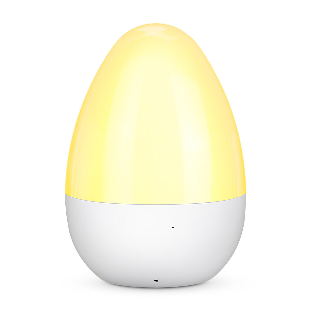 Smart Mini LED Night Light Voice Control 360 Light Angle 200 Lumen Eye-Caring 3 Adjustable Color Temperature Baby Night Light
