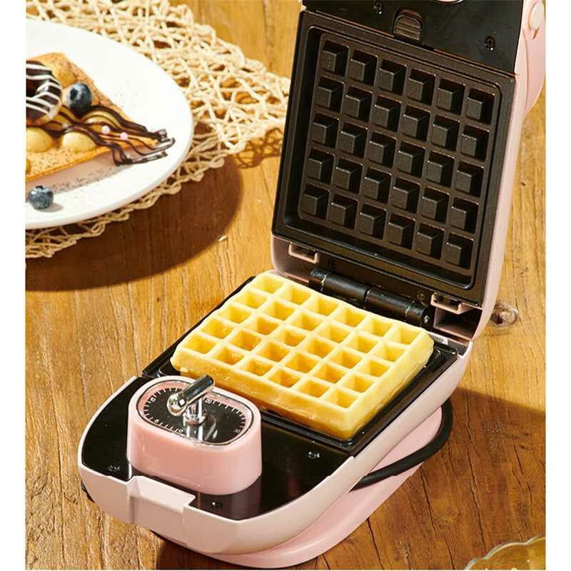 Electric Waffle Maker Iron Sandwich Maker Machine Bubble Egg Cake Oven Breakfast Waffle Machine 700W