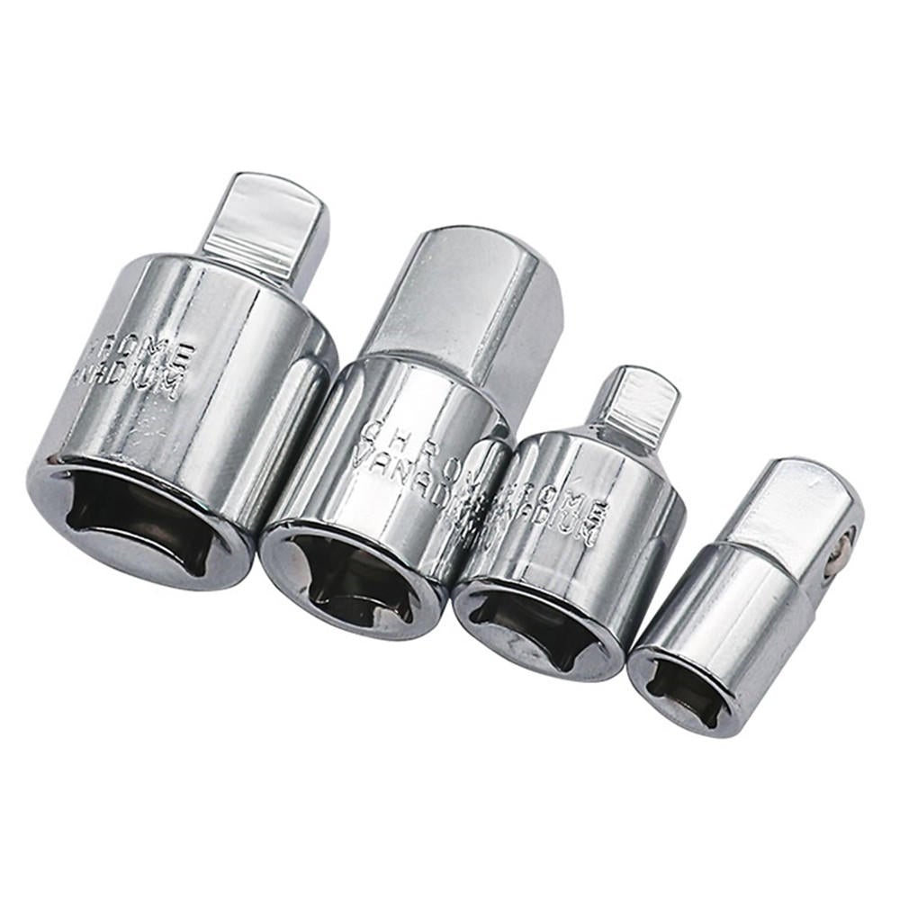 4Pcs Drive Socket Adapter Reducer Joint Drive Air Impact Heavy Duty Ratchet Adapter Set