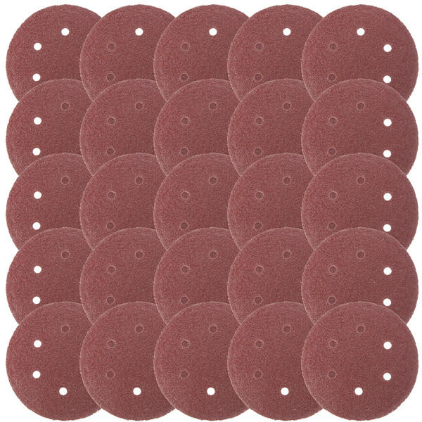 25pcs 6 Inch Sanding Discs 40 60 80 120 180 240 Grit Sanding Paper