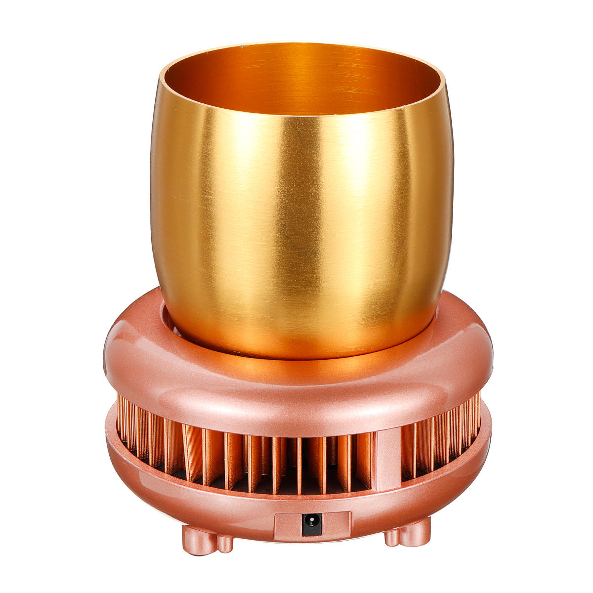 Electric Cup Cooler Box Cooling Beverage Aluminum Cup Drink Holder for Home Office