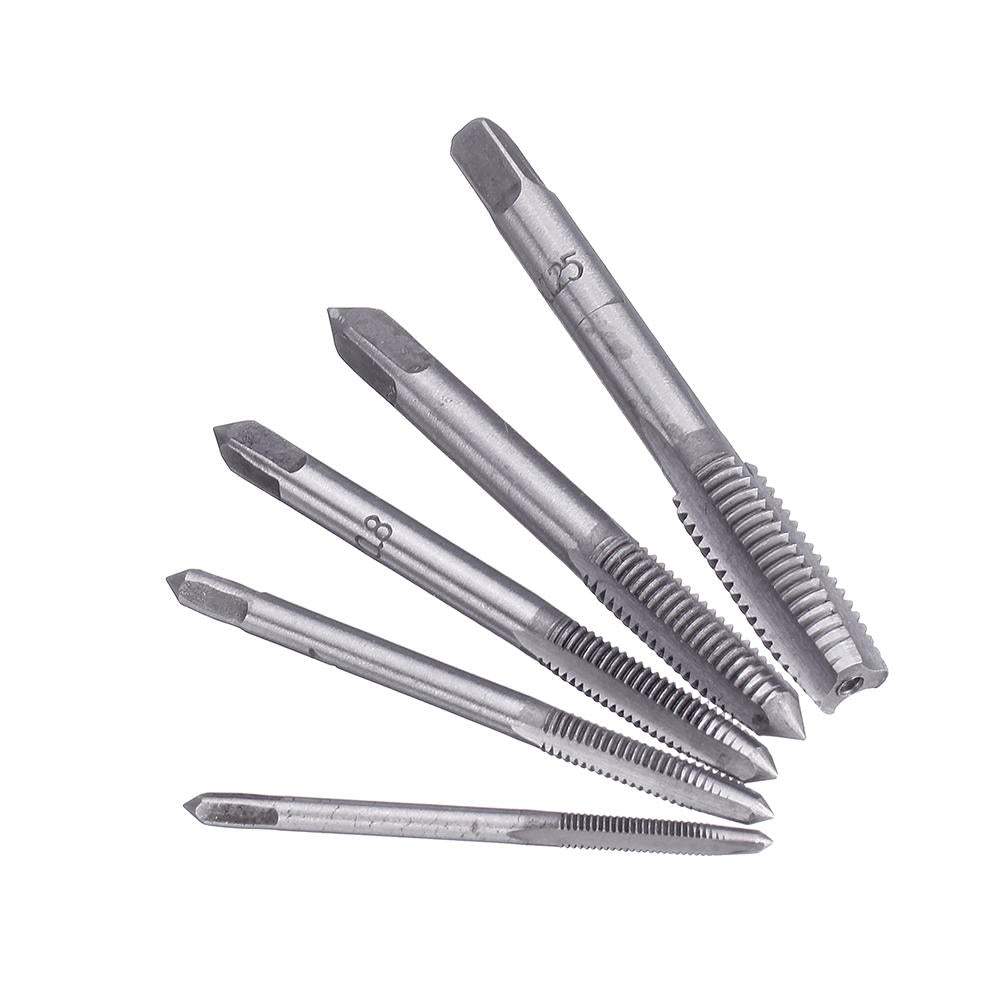 Spanner with 5pcs M3-M8 HSS Screw Thread Metric Hand Tap Machine Screw Tap