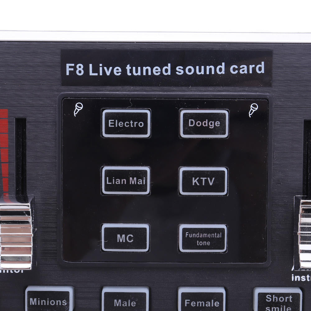 Modes Studio Audio Mixer Microphone Webcast Entertainment Streamer Live Sound Card for Phone Computer PC
