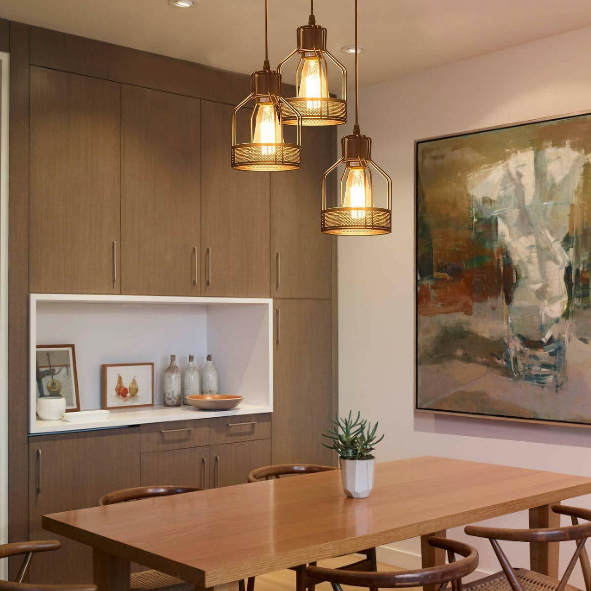 85-240V Modern Pendant Light Ceiling Lamp Hallway Bedroom Home Bar Fixture Decor Without Bulb