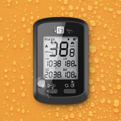 GPS Wireless Bicycle Computer IPX7 Waterproof 25h Battery Life Built-in Barometer Odometer Bicycle Speedometer