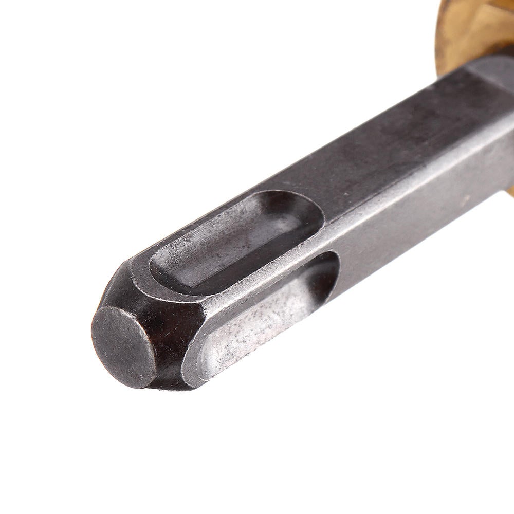 32/42mm Titanium Coated HSS Firewood Splitter Drill Bit Wood Drilling Tools Chopper Breakers