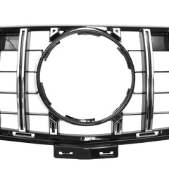 Front Grille GTR Style Grill Silver Vent For Mercedes Benz Chrome