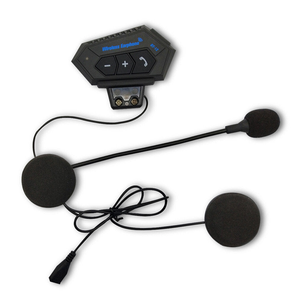 Motorcycle Bluetooth Earphones Moto Helmet Headset Handsfree Headphone with Mic