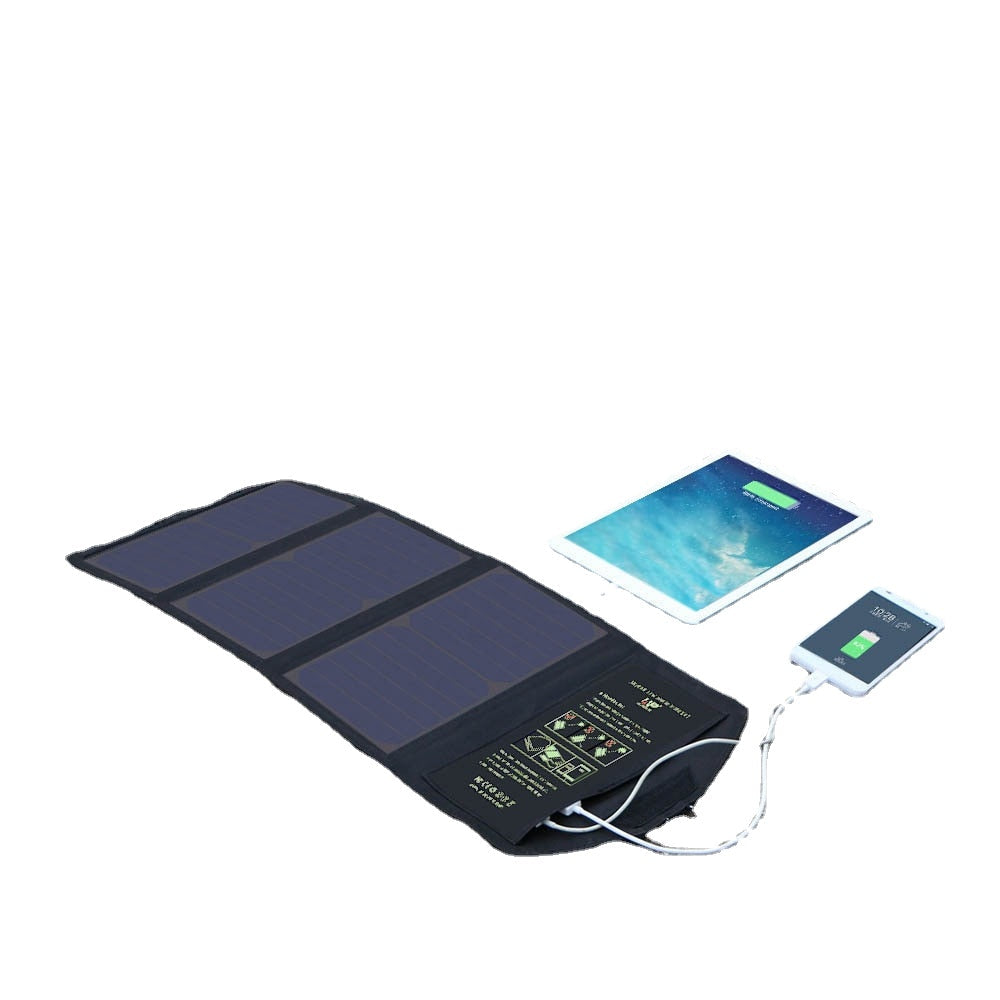 Solar panel 5V21W Portable Phone Charger Solar Charger Dual USB Output Mobile Solar Battery Charger for iPhone Samsung