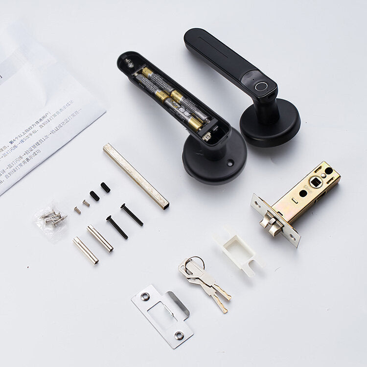 Electronic Fingerprint Door Lock Sensitive Smart Digital Door Handle Lock for Hotel Home Office