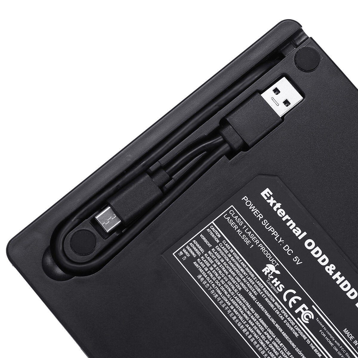 USB-C External Optical Drive Type-C USB3.0 DVD Burner DVD-RW Player Writer Rewriter Support 2MB Data Transfer for PC Laptop Computer
