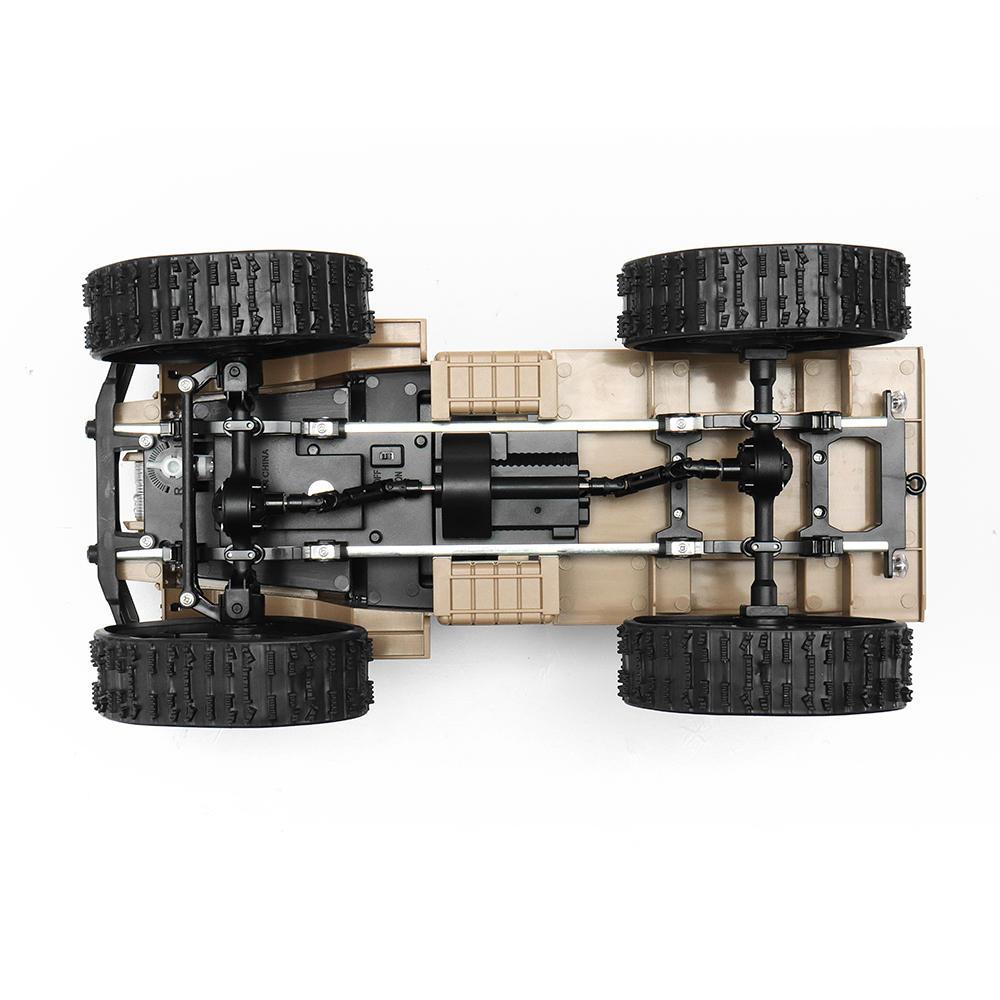 2.4G 4WD Rc Car 720P 0.3MP WIFI FPV Brushed Off-road Military Truck W/ LED Light