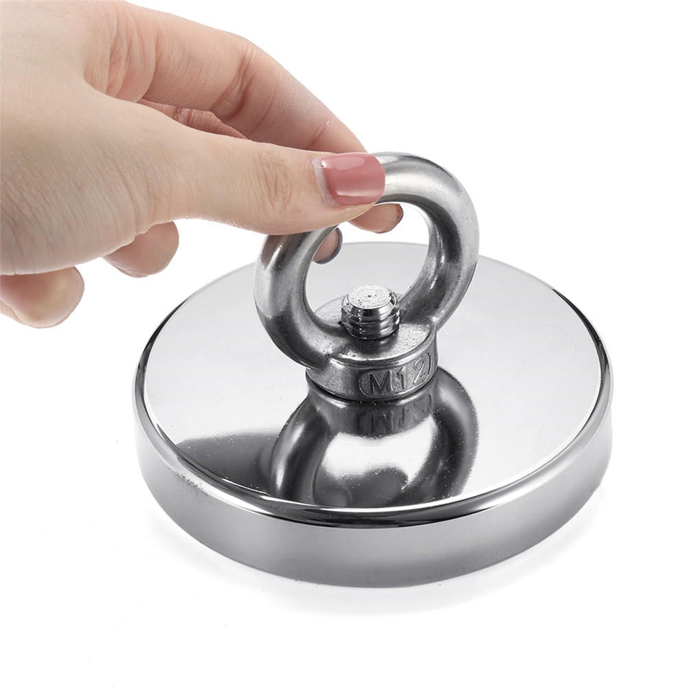 500KG D97mm Neodymium Magnet Salvage Magnet Fishing Metal Sea River Treasure Hunting Detect Magnet