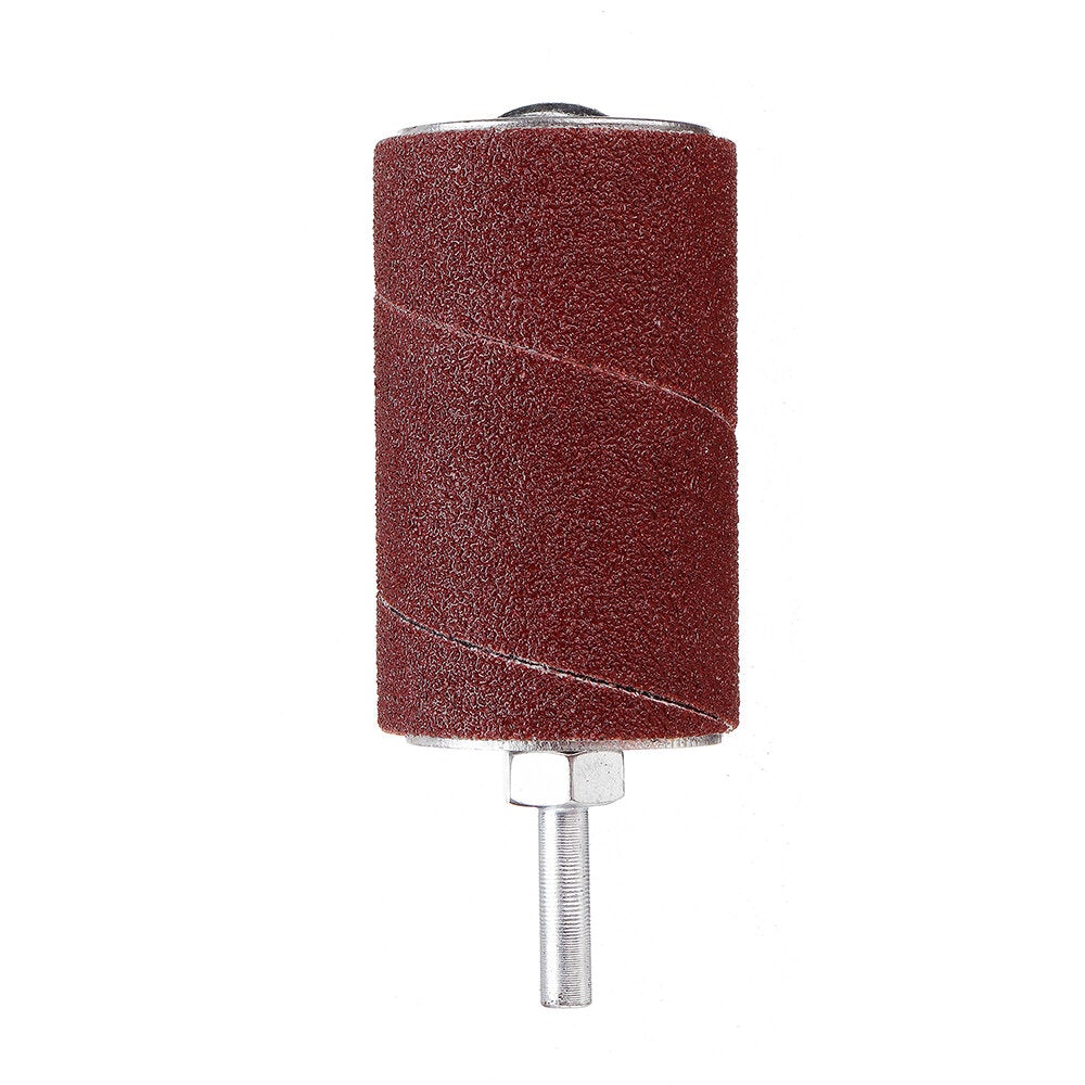 20Pcs/Set 80/120 Grit Sanding Drum Kit Drum Rubber Mandrels for Drill Press wood working Kit