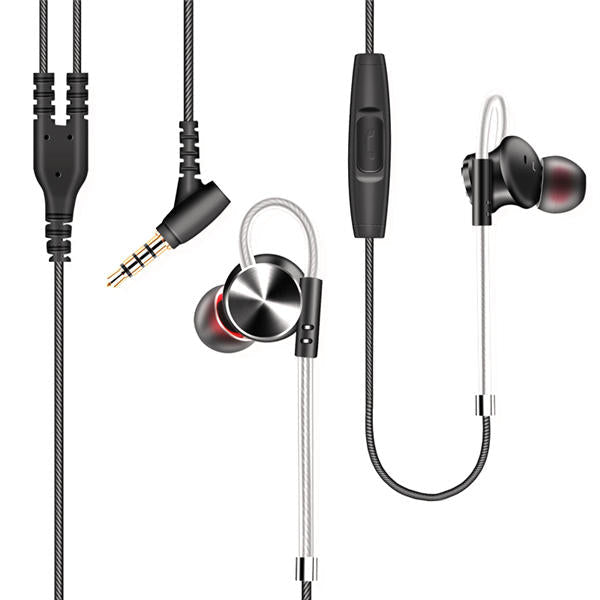 In-ear Sport Magnetic Adsorption Wired Bass Earphone Headphone With Mic