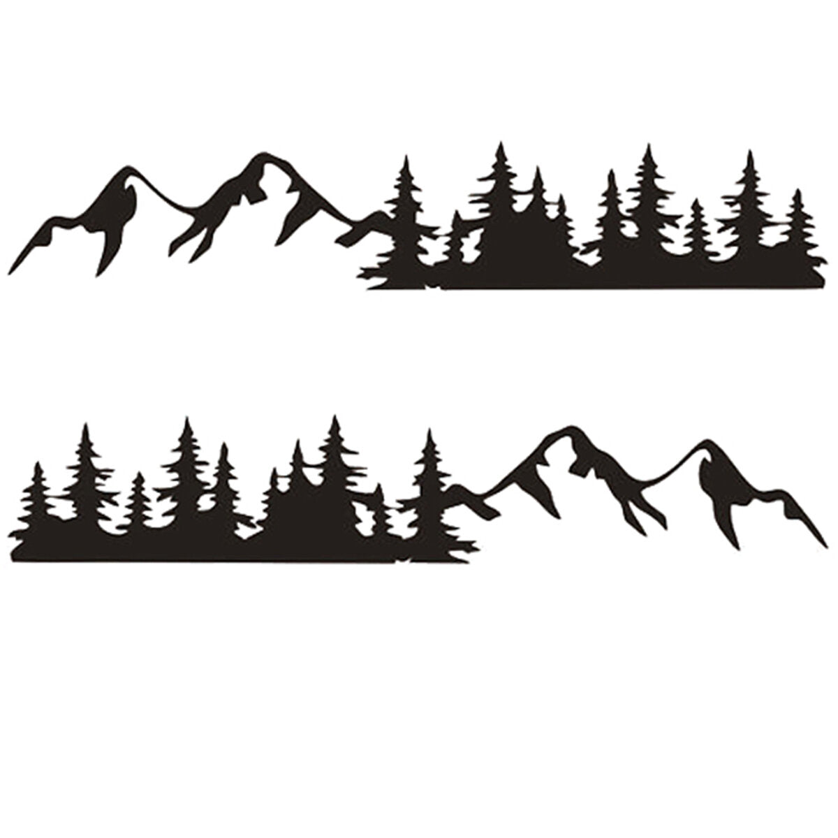Car Side Body Sticker Decal Mountains For RV SUV Camper Motorhome Van Caravan