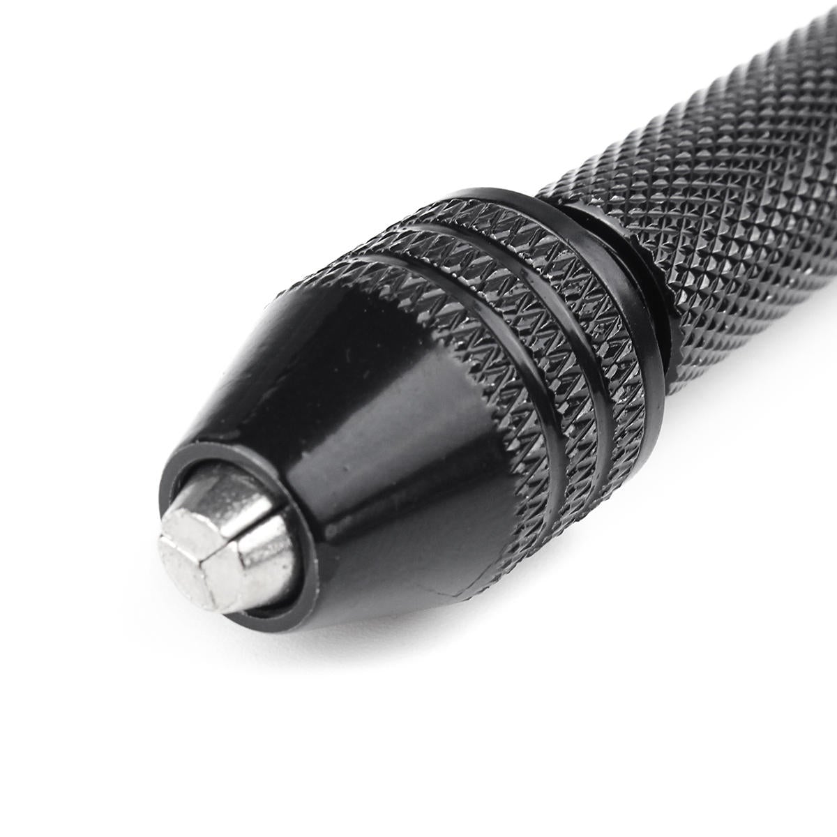 Mini Micro Hand Drill with 20Pc 0.3-1.6mm Bit Keyless Chuck Set Pin Vise Rotary