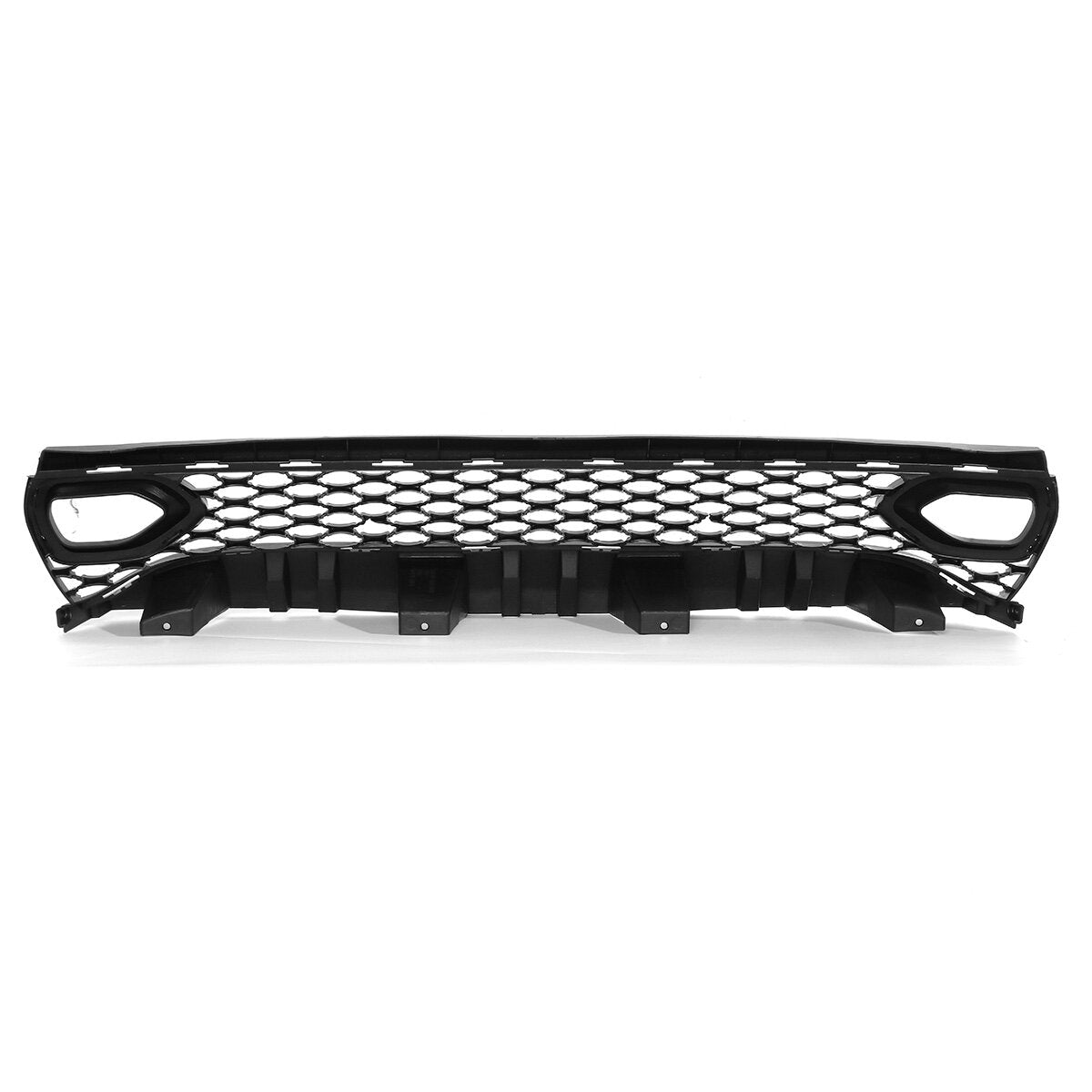 Upper Grille with Bezels Dual Inlets Black For Dodge Charger SRT Scat Pack