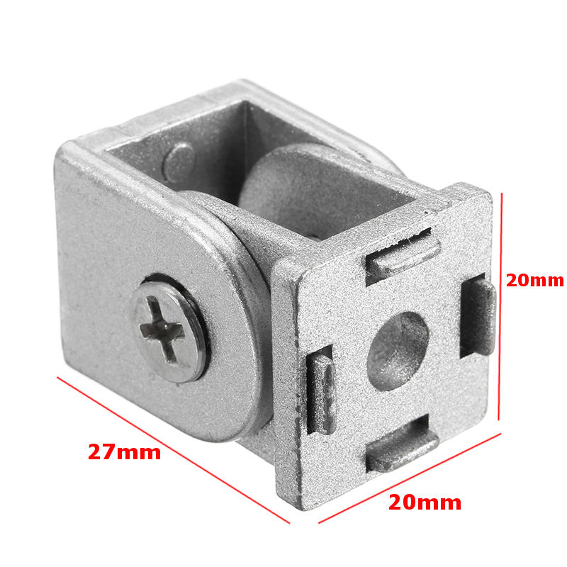 2Pcs Living Hinge 180 Furniture Angle Connector