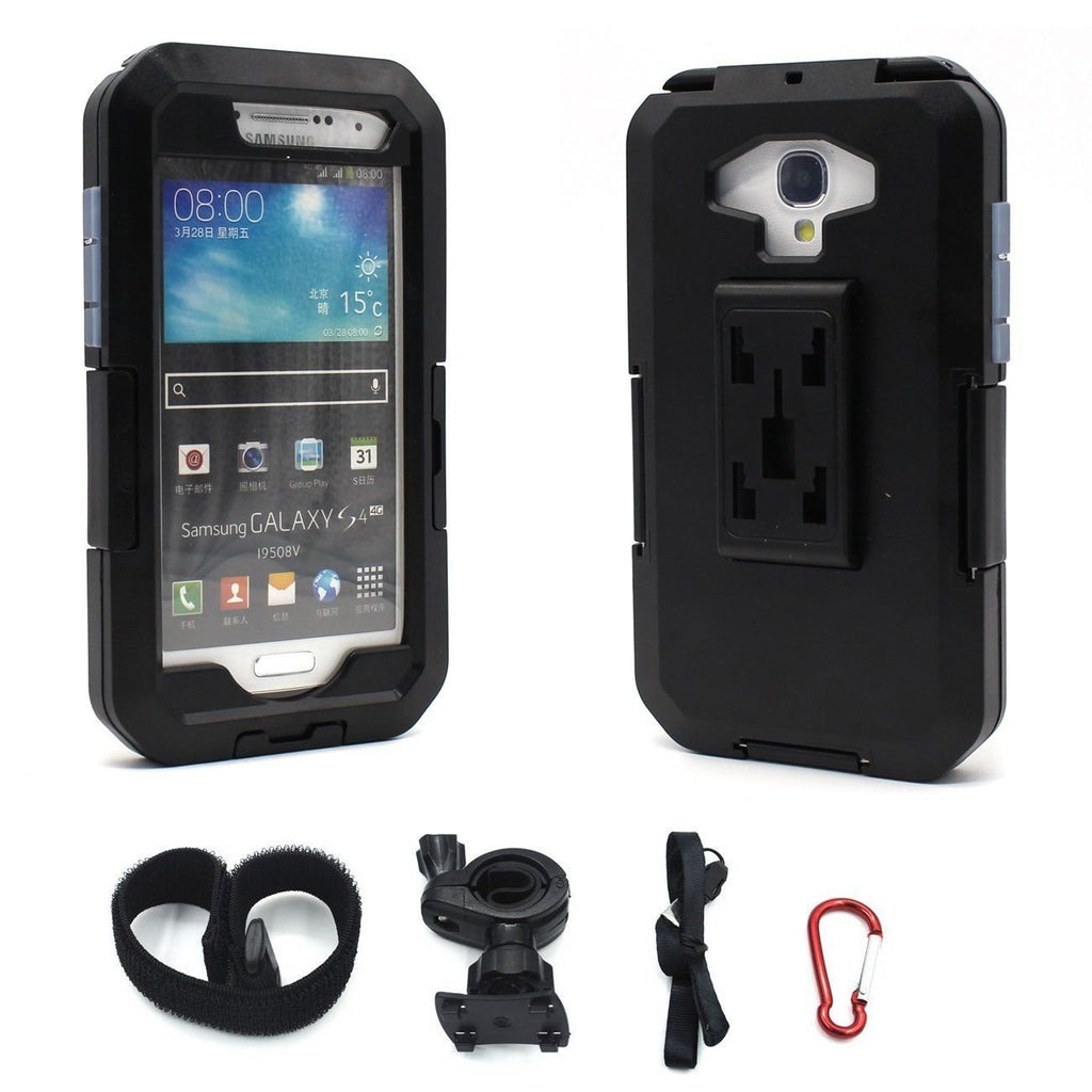 IPX8 Waterproof Pouch Bag Case Bike PhonE-mount Holder For Samsung Galaxy S5