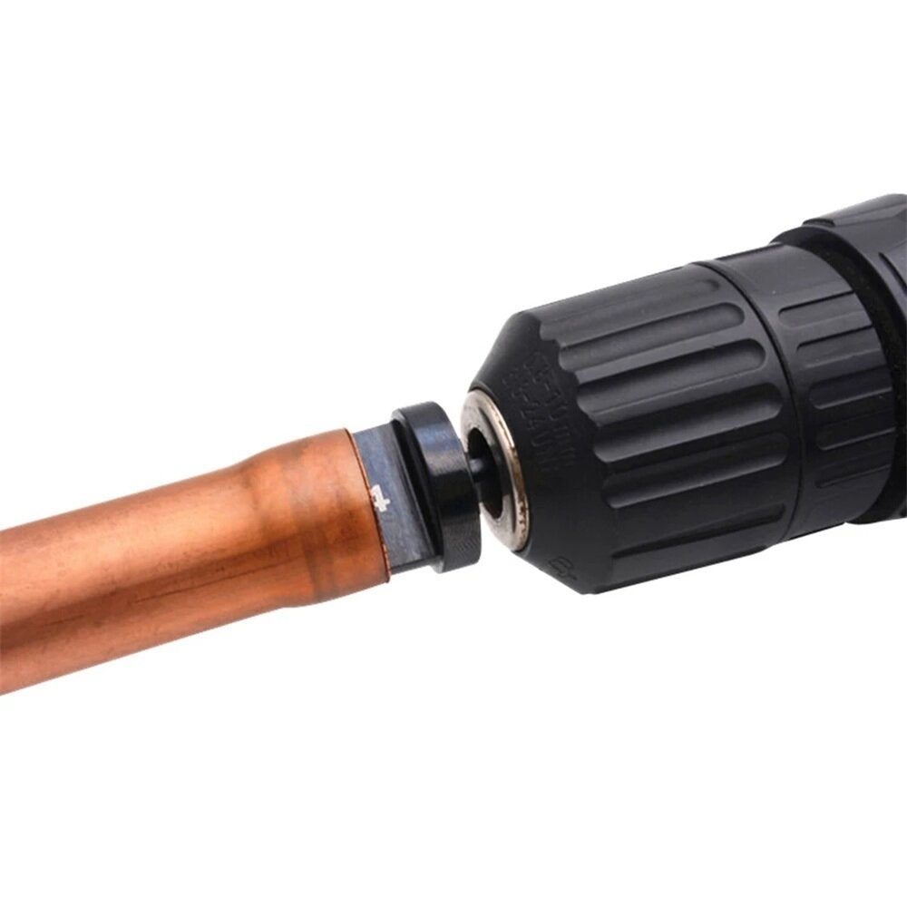 6pcs 1/4-7/8 Inch Imperial Hexagonal Tube Expander Drill Bit Air Conditioner Copper Pipe Flaring Tool Rotary Swaging