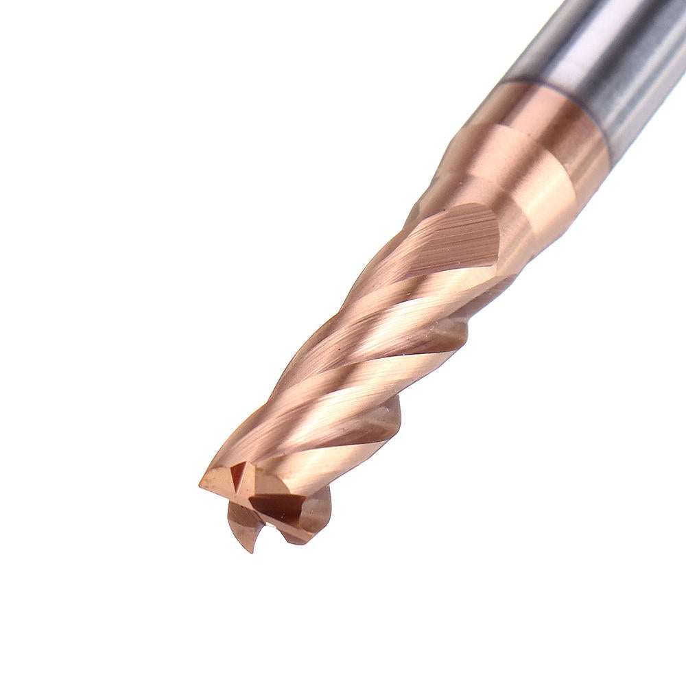 55 Degree Tungsten Carbide 4 Flutes Milling Cutter TiAlN Coating 2-12mm CNC Cutter Milling Tool