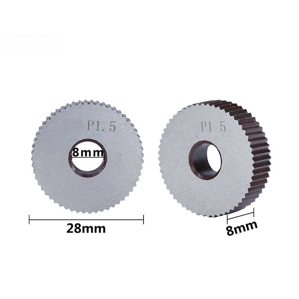 0.8-2.0 Pitch Diagonal Coarse 19mm OD Knurling Wheel Roller Tool