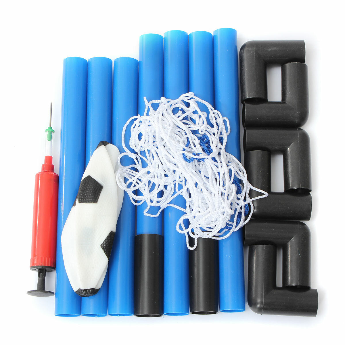 59x27x39cm Soccer Goal Net Set Youth Children Football Net Football Sports Pump Outdoor Indoor Training