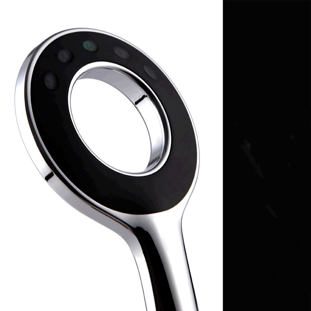 Intelligent Temperature Sensor Shower Head Handheld With Digital Display Smart Measuring Nozzle Sprinkler Children Ring
