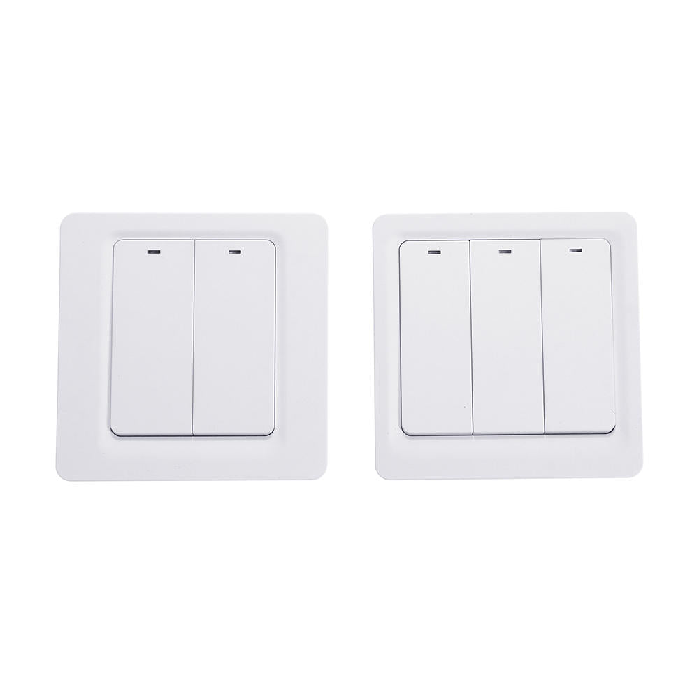 WiFi Smart Light Switch Push Button Smart Life/Tuya APP Remote Control Works with Alexa Google Home for Voice Control 1/2/3 Gang