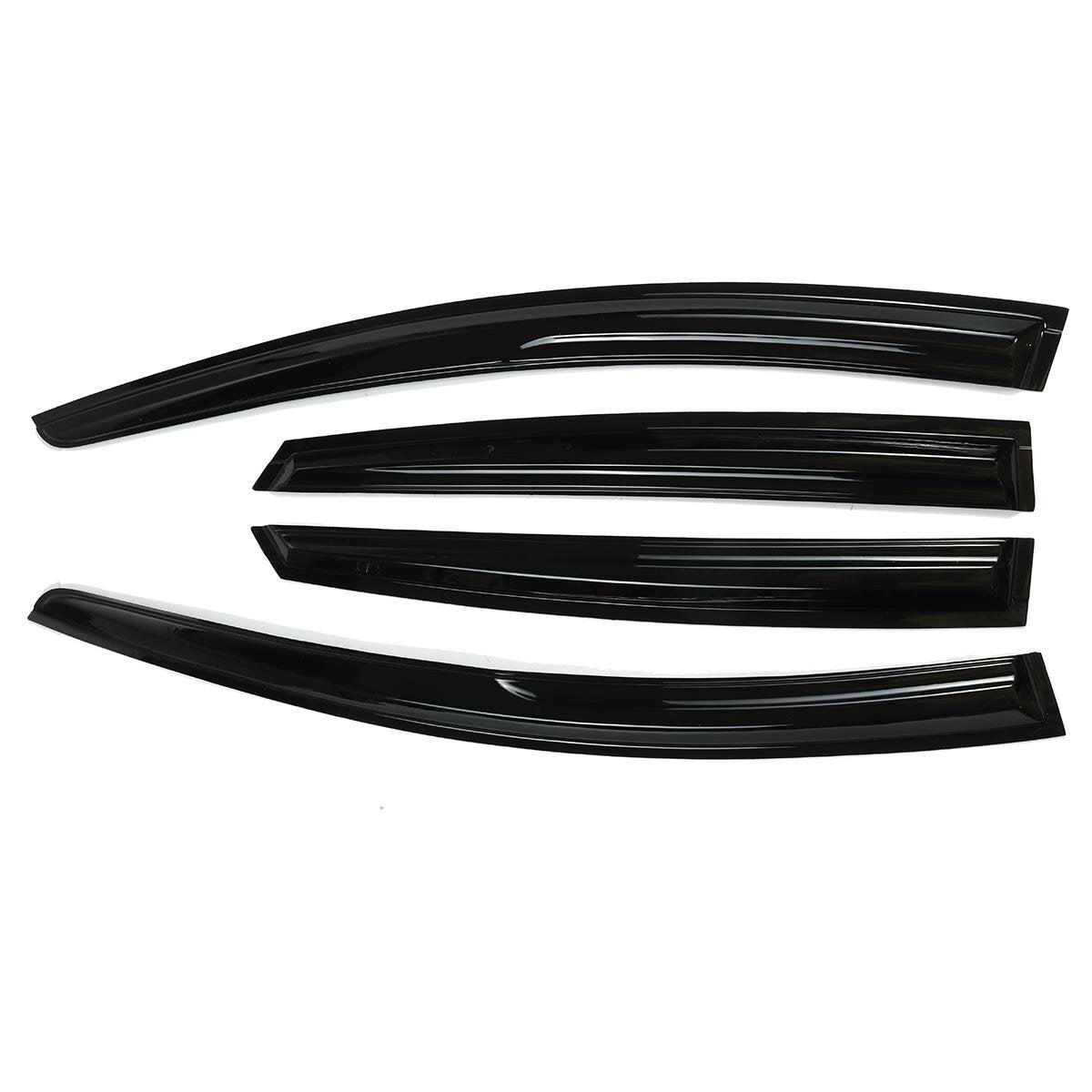 4Pcs Plastic Exterior Visor Vent Shades For FORD FOUCUS 2009-2018 Window Sun Rain Guard Deflector