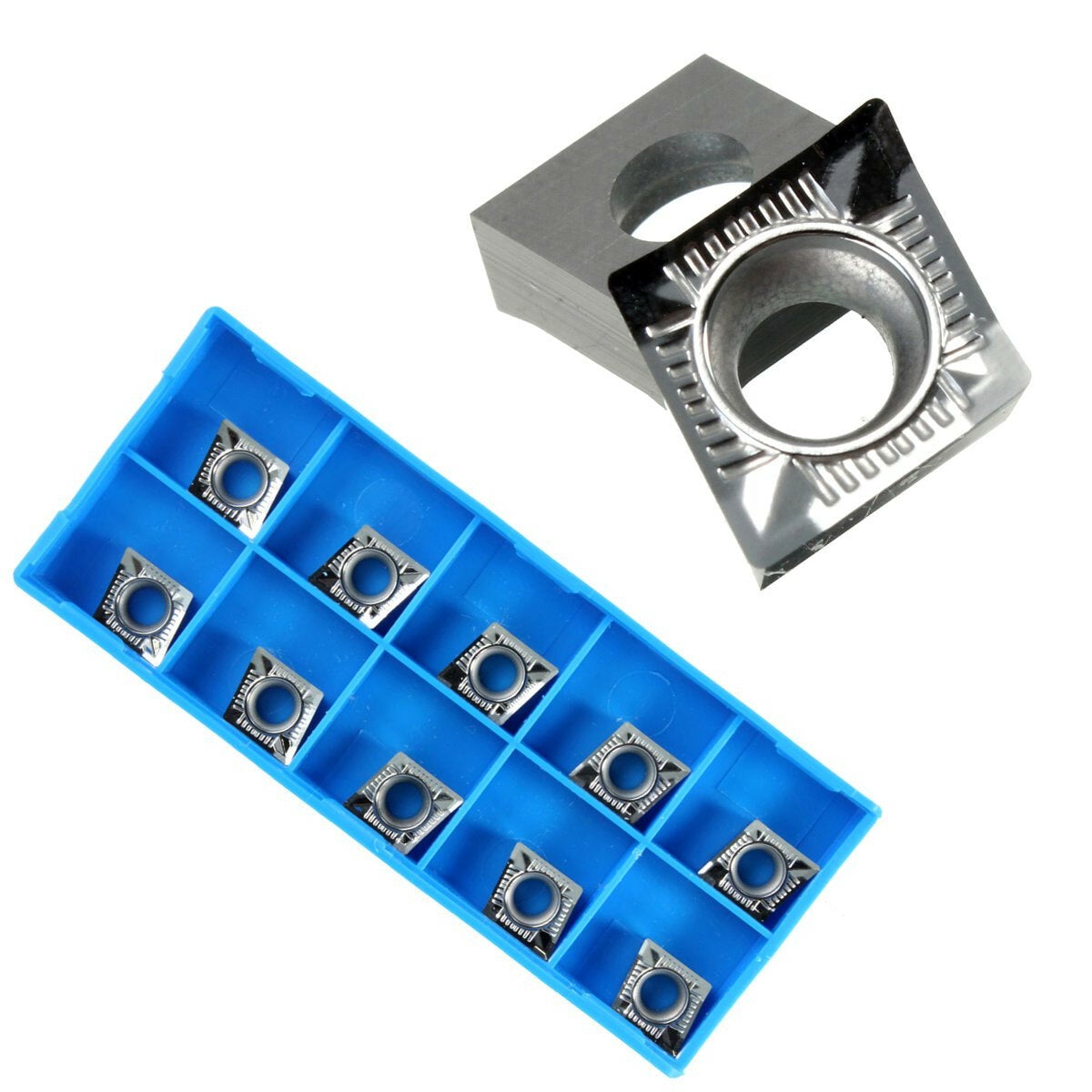10pcs Aluminum Inserts Blade CNC Tools