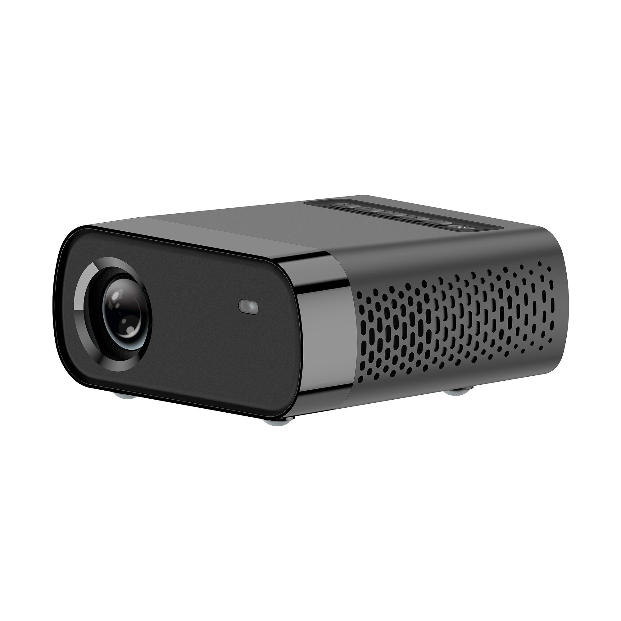 Mini LED Projector 1800Lumens 2000:1 Contrast Ratio 4K 1080P Supported EU Plug Outdoor Movie Home Theater