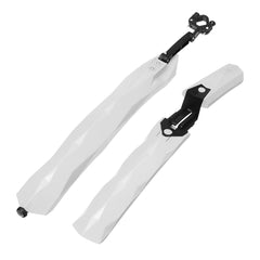 2PCS Cycling Mountain Bike Bicycle Front + Rear Fender Removable With LED Taillight Mudguard Road