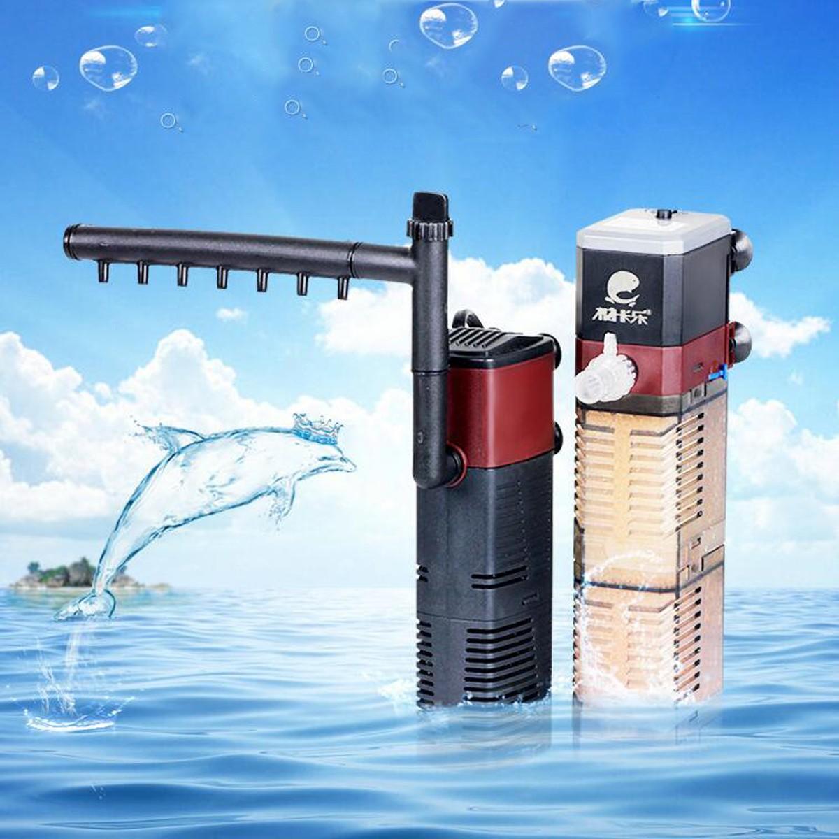 Aquarium Oxygen Pump Filter Submersible Pump Internal Spray Bar Filter FiltratiOxygen P