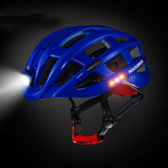 400 Lumens 3 Modes Cycling Helmet Waterproof Ultralight Helmet Intergrally-molded Mountain