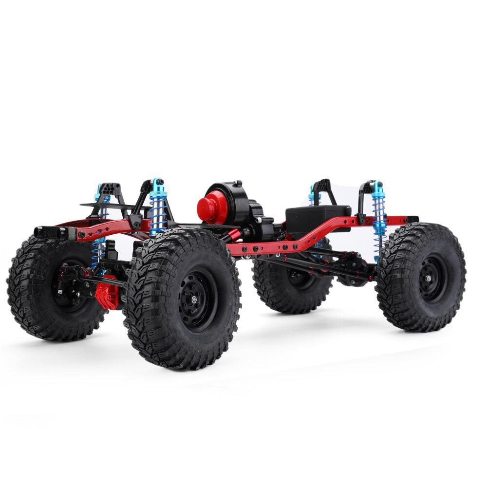 4WD Pre-assembled CNC Frame RC Car Crawler Parts Straight Bridge Version