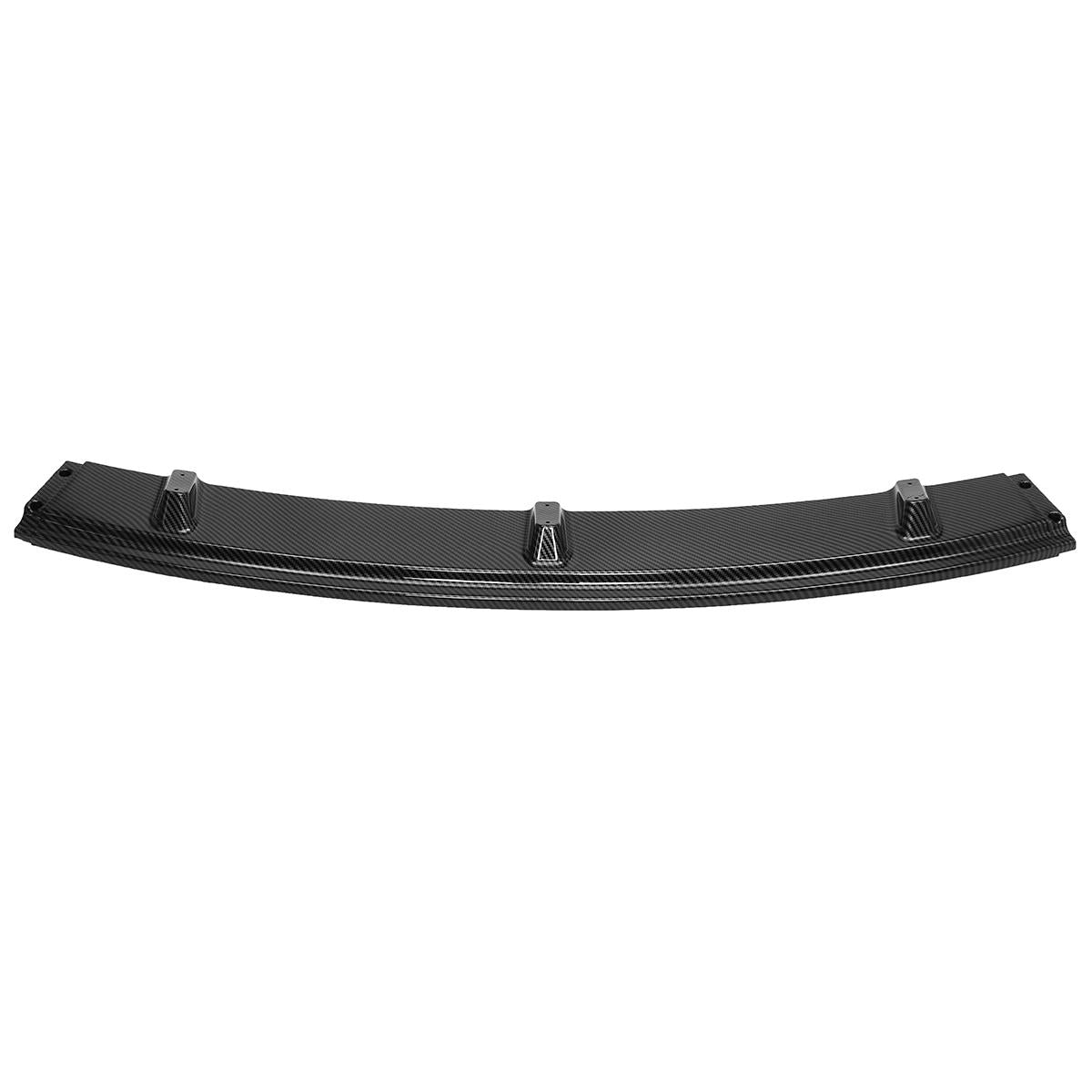 Carbon Black Front Bumper Lip Body Protector Kit Spoiler