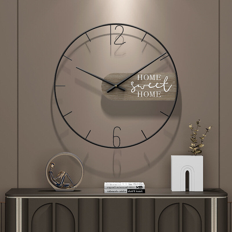 50CM Nordic Light Luxury Wall Clock Living Room Home Fashion Personality Creative Wall Clock Modern Minimalist Decoration