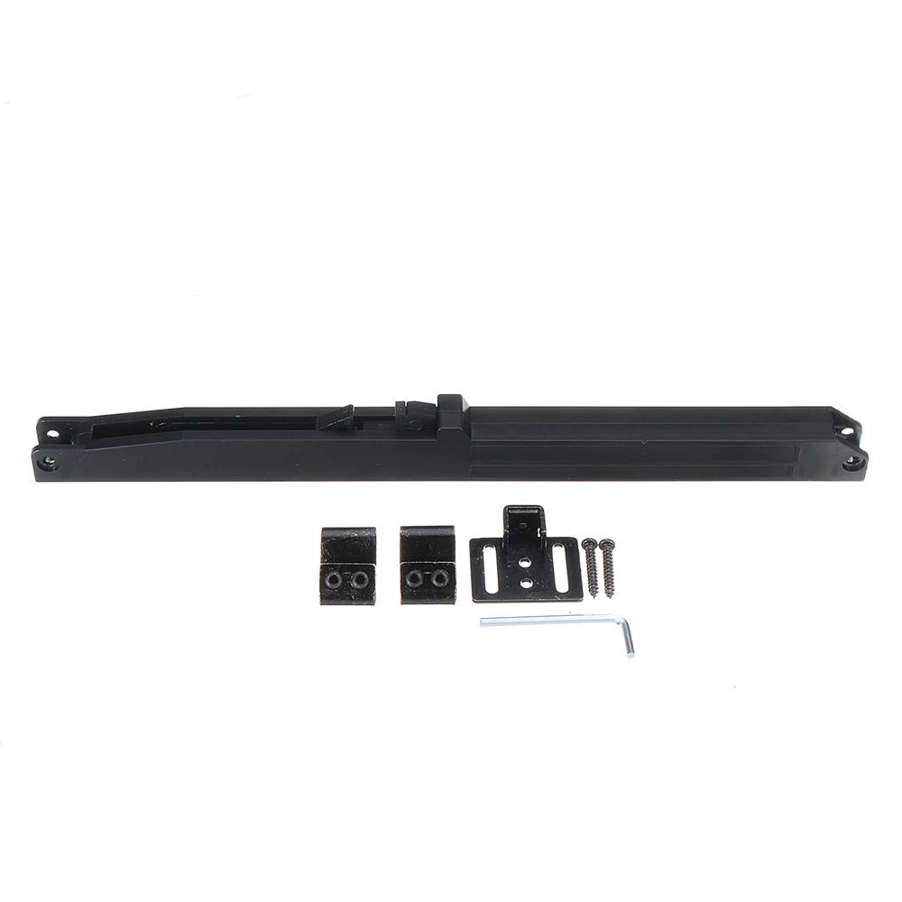 Barn Door Soft Close Mechanism Spring Buffer Damper Upgarded Hole-Free Version Sliding Barn Door Hardware Adjustable Door Stopper