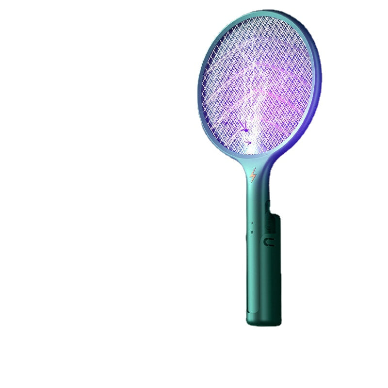 2 in 1 Mosquito Swatter Handheld Wall-mounted Dual Use USB Rechargeable Household Killer Mosquito Lamp Mosquito Dispeller