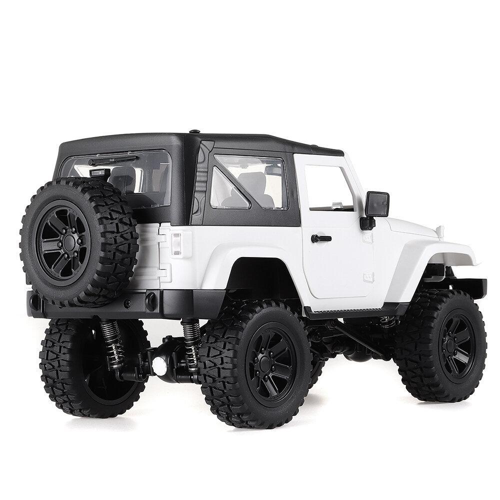 RC Car 2.4G 4WD Off-Road RC Vehicles with LED Light Climbing RC Truck RTR Model for Jeep