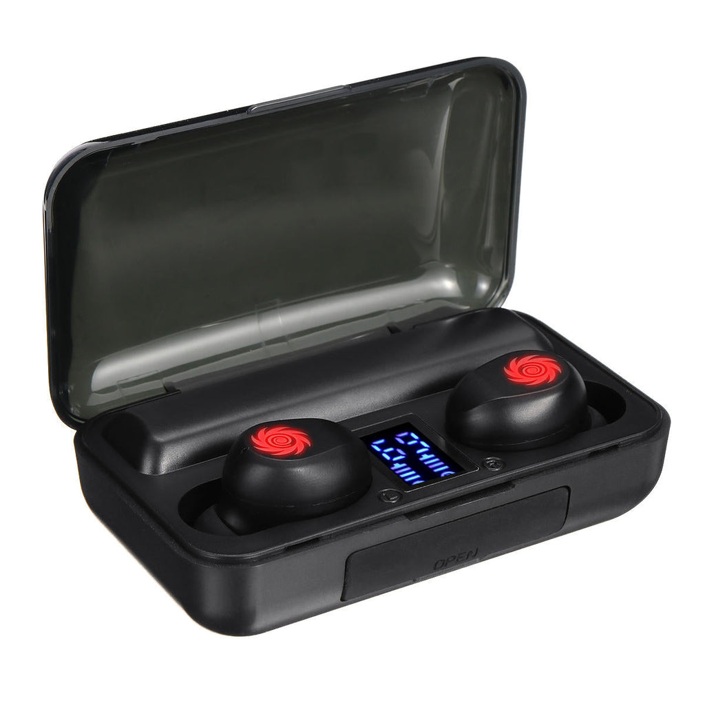 Mini Wireless Bluetooth 5.0 TWS Earphone Digital Display Sports Headphones with Mic Charging Case