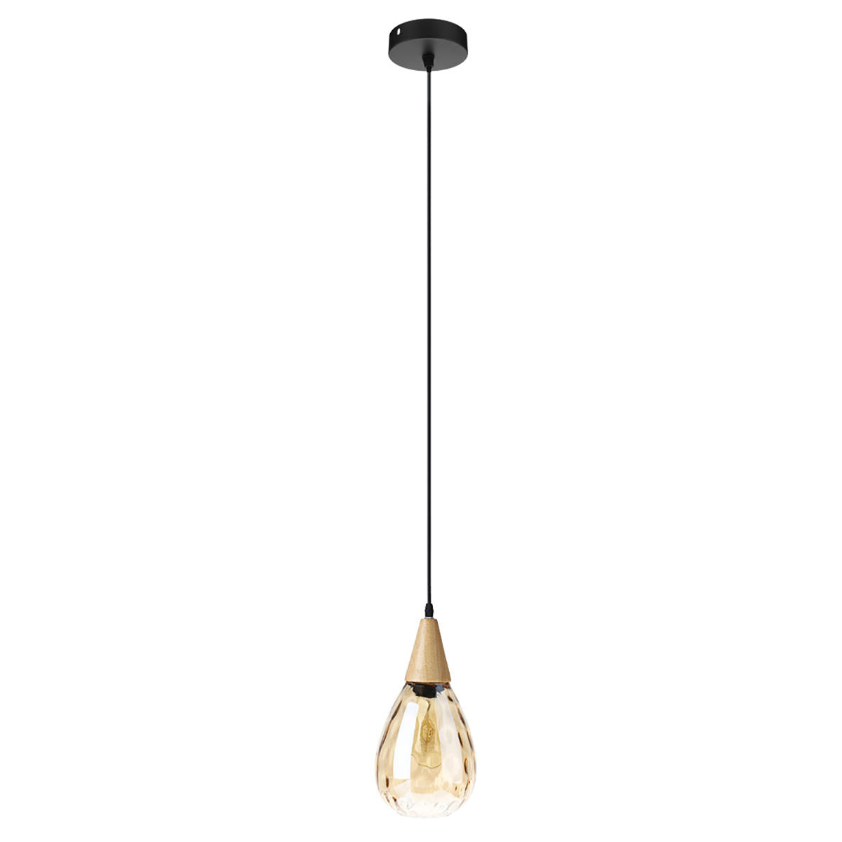 Modern Glass Pendant Light Ceiling Lamp Home Chandelier Fixture Decoration