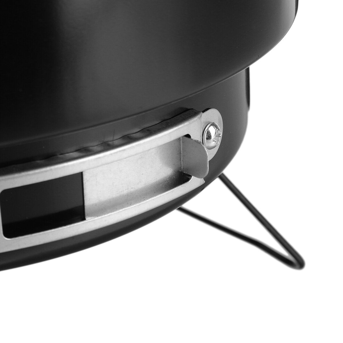 Round Barbecue Grill Foldable Stainless Steel Grill Portable Outdoor Camping Barbecue Grill