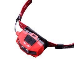 180 Lumens Outdoor Cycling LED Headlamp 360 Degree Light Beam IPX4 Warning Light