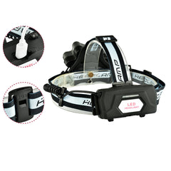 7xLED T6 Zoomable Headlamp 6 Modes Torch Lamp USB Rechargeable 18650 Battery Work Lantern Outdoor Cycling Camping