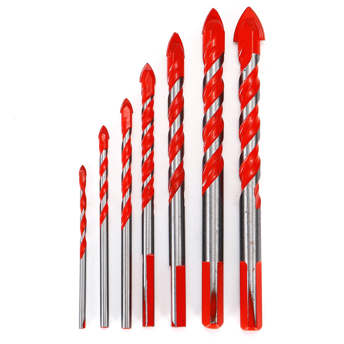 Multi-purpose Ceramic Wall Drill Bit Set Anti-skid Triangle Shank Hole Opener for Concrete Wood Iron Copper