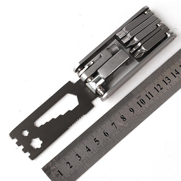 17 In 1 Multifunctional Tools Bicycle Repair Kit Card Reader Screwdriver Bottle Opener Chain Tool Portable Camping Hunting Cycling